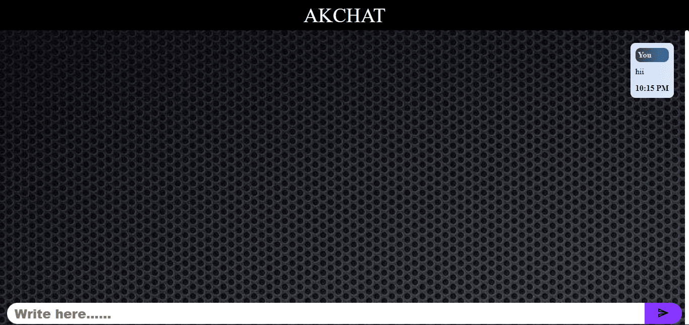 AK Chat App